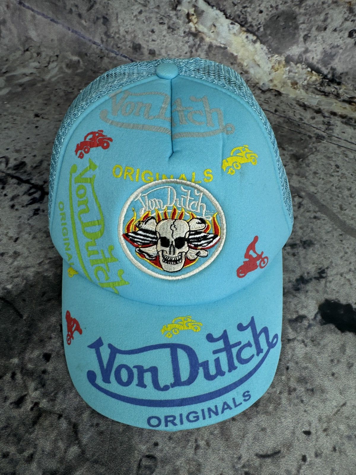 Ed Hardy Von Dutch Skull Kustommade Originals Cap Size ONE SIZE - 2 Thumbnail