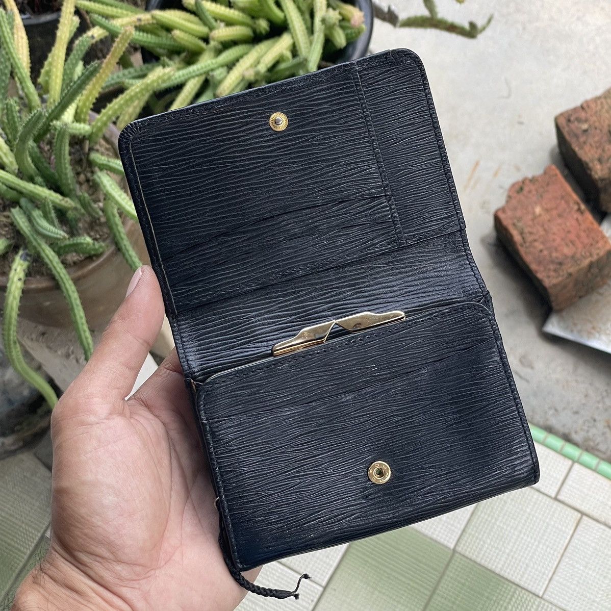 Japanese Brand × Leather Romano Bifold Genuine Leather Wallet Size ONE SIZE - 6 Thumbnail