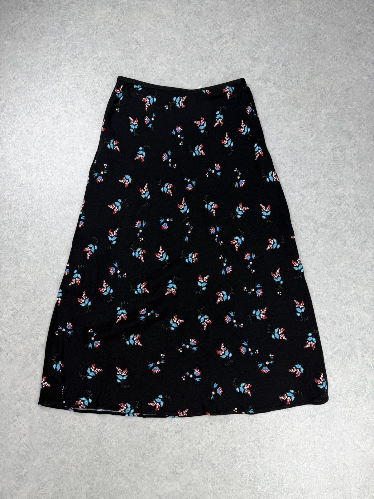 Diane von Furstenberg Diane Von Furstenberg Floral Skirt Black Size S Size 27" / US 4 / IT 40 - 8 Thumbnail