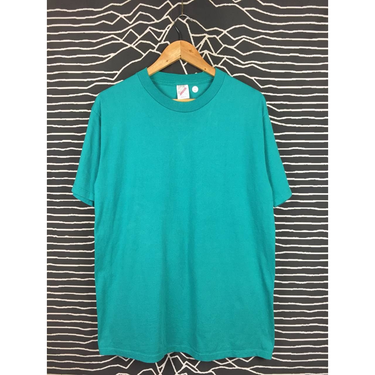 Jerzees × Vintage Vtg 90s Jerzees 50/50 Heavyweight Plain Essentials Tee Size US L / EU 52-54 / 3 - 1 Thumbnail