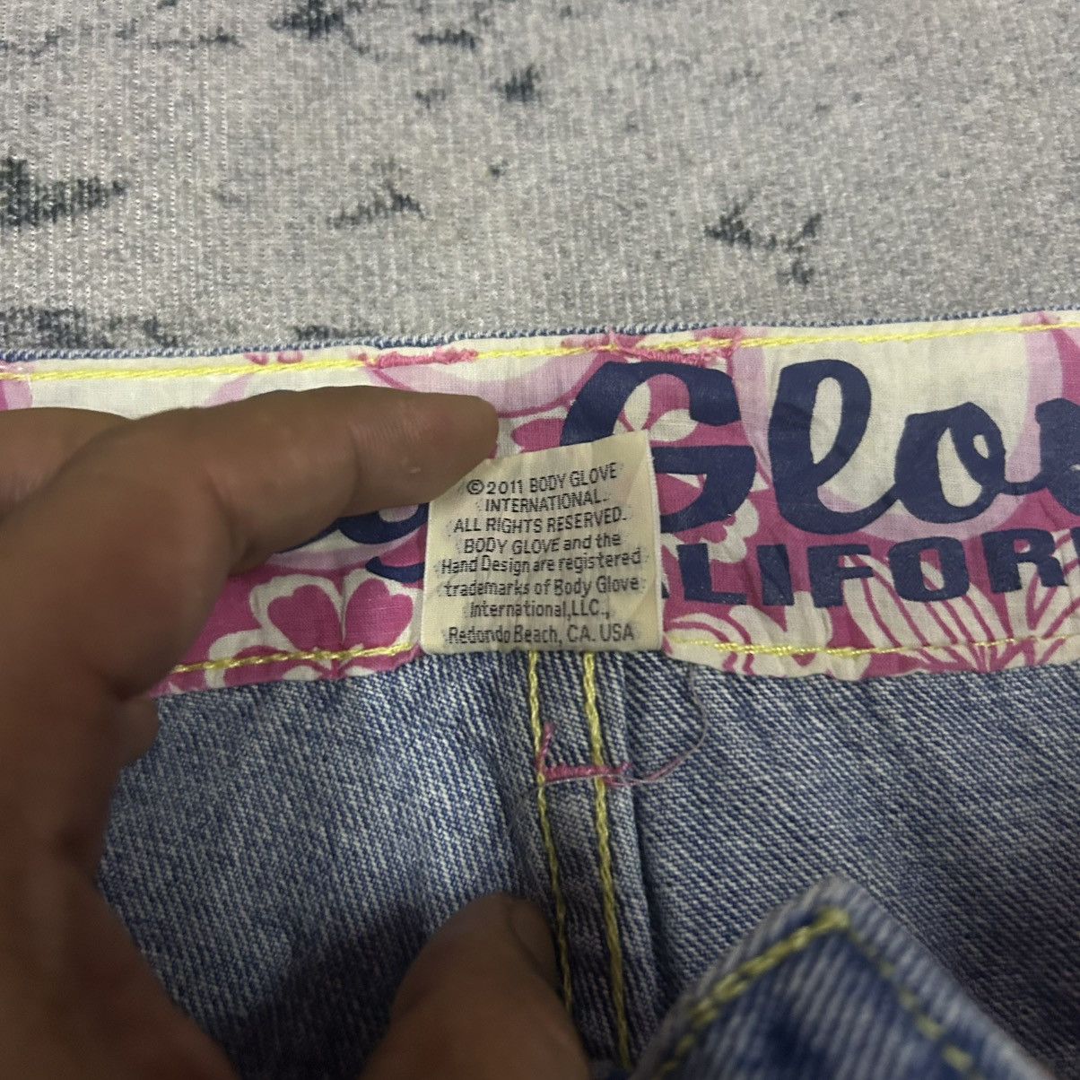 Body Glove Vintage Body Glove Flower Motive Denim Jeans Size 30" / US 8 / IT 44 - 5 Thumbnail