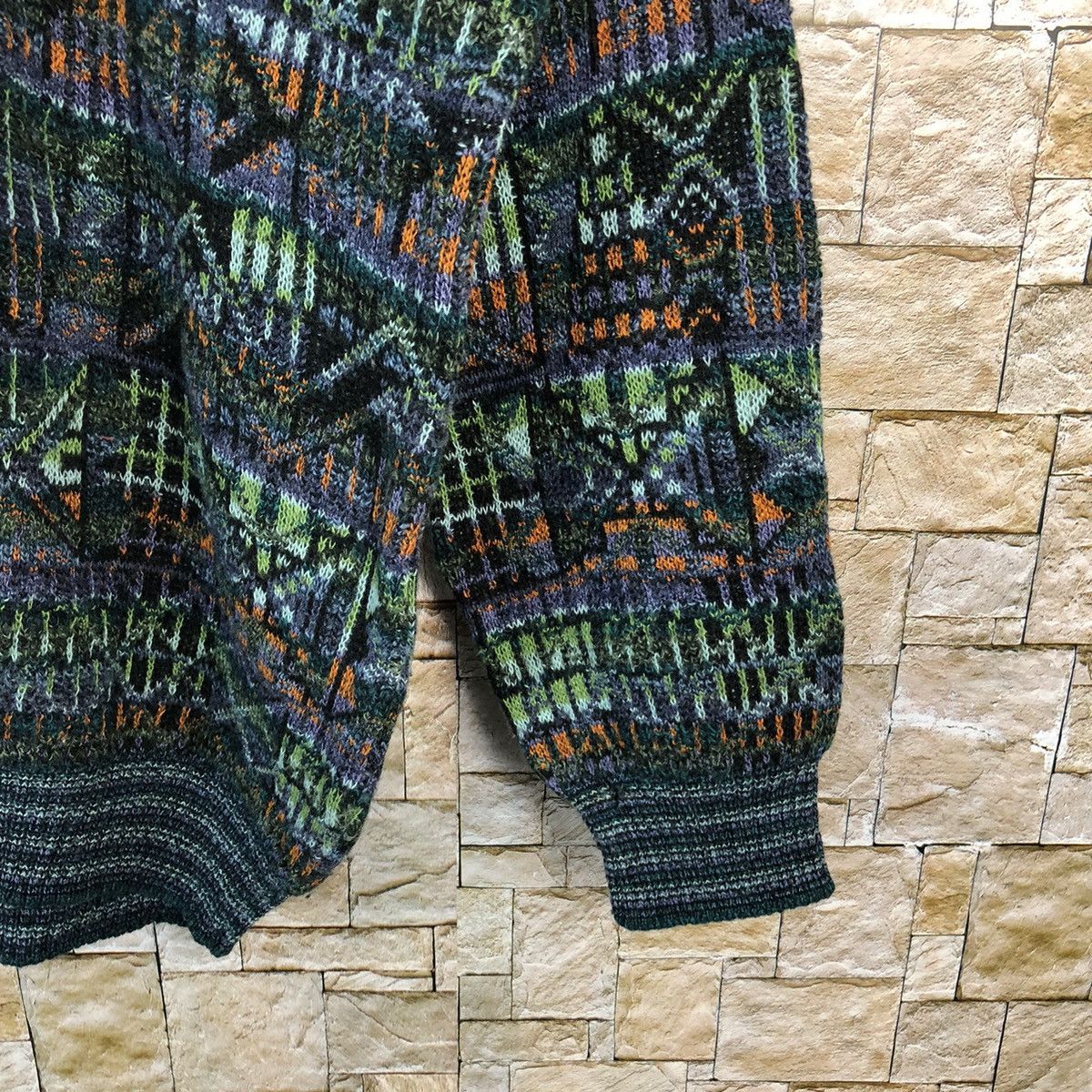 Homespun Knitwear Lantasie Di Settember made in italy Green Knitwear #A263 Size US L / EU 52-54 / 3 - 8 Thumbnail