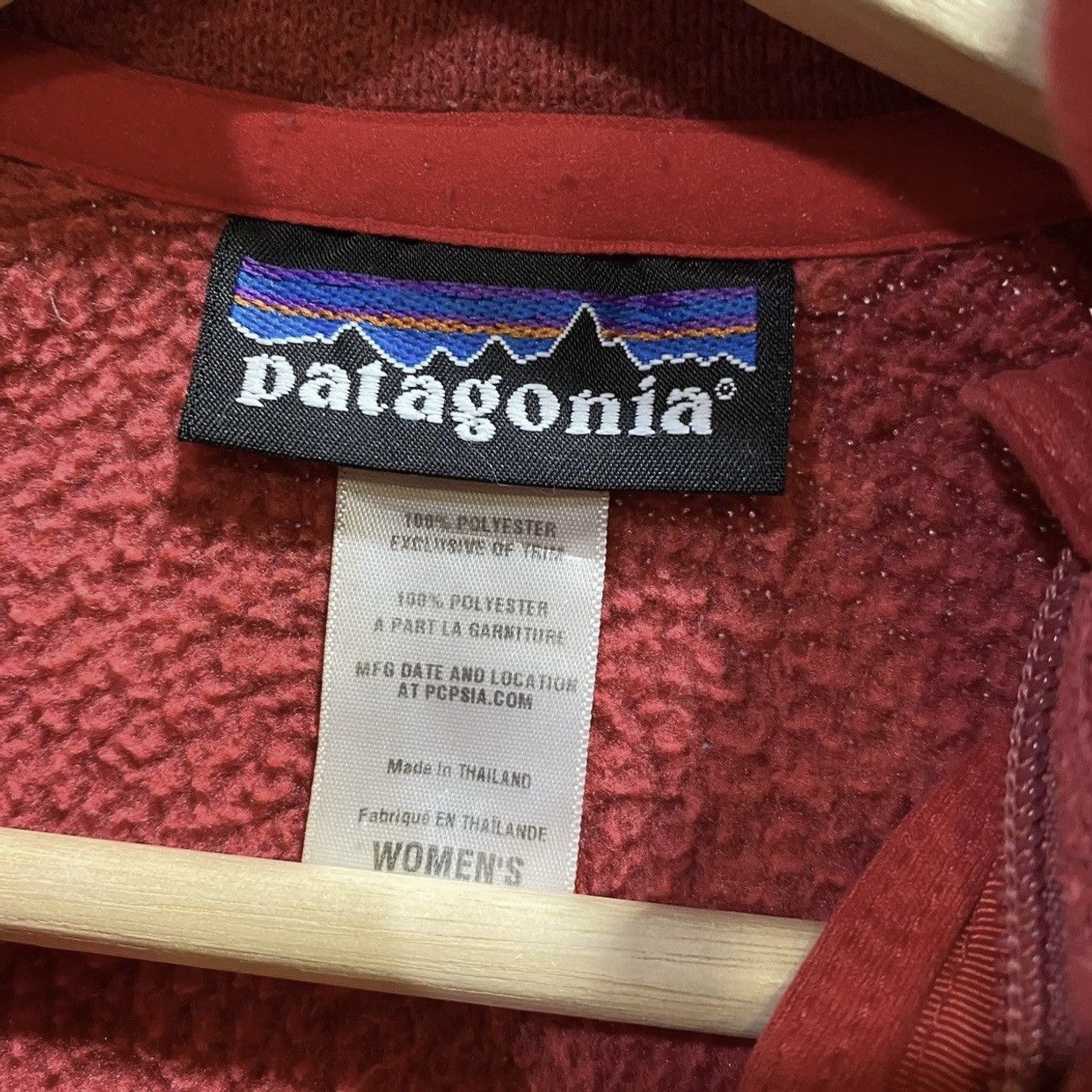 Patagonia × Vintage Vintage Patagonia Y2K Zip Red Jackets Size XS / US 0-2 / IT 36-38 - 4 Thumbnail