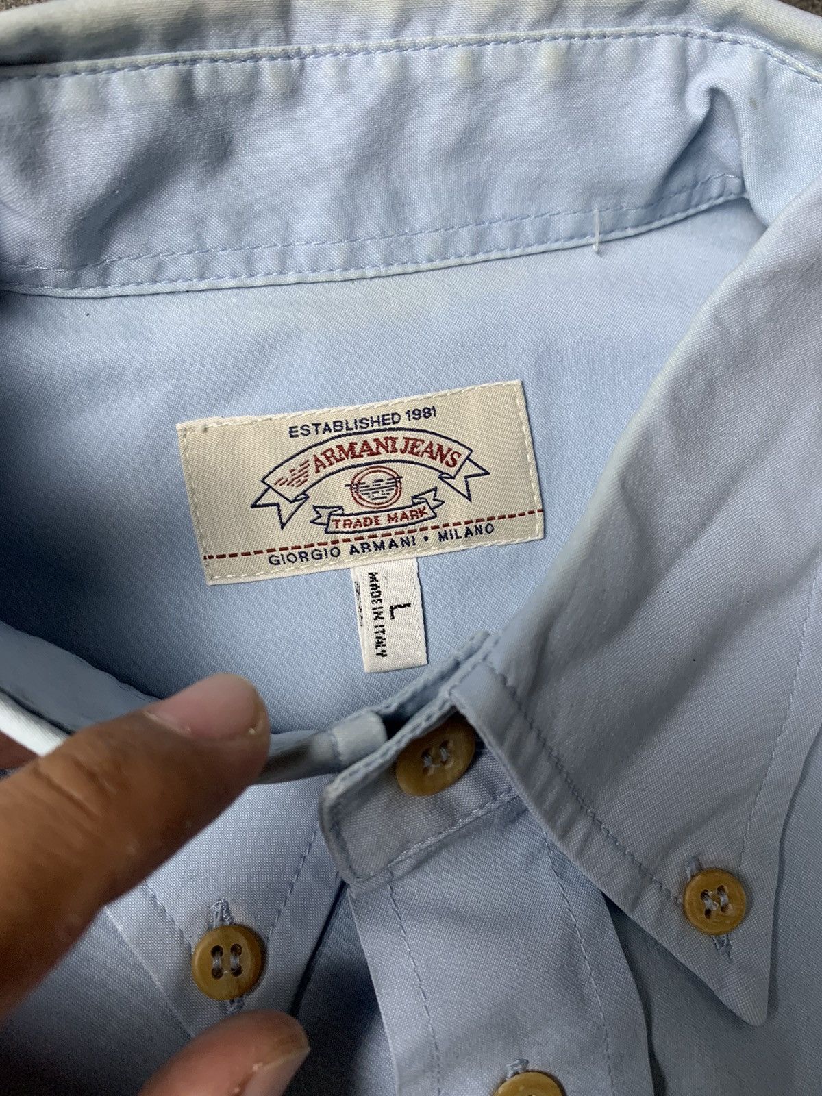 Giorgio Armani 1990s Armani Jeans Harvard Shirt Size US L / EU 52-54 / 3 - 4 Thumbnail