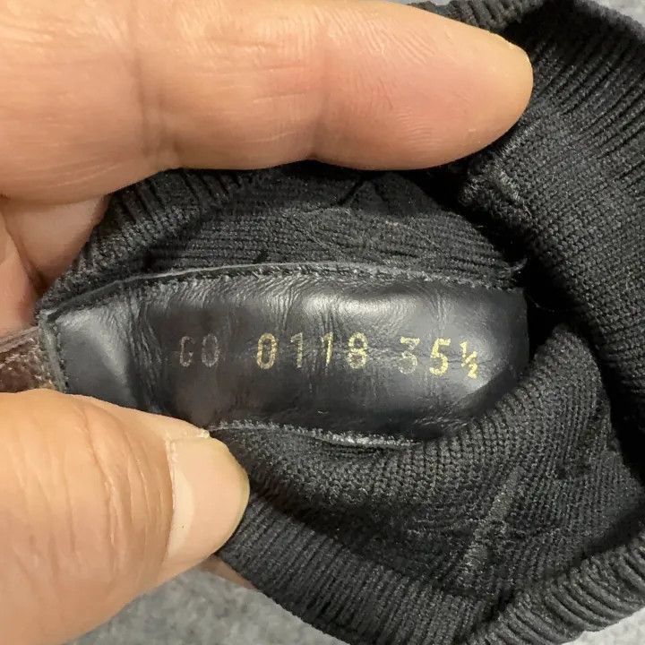 Louis Vuitton Louis Vuitton Black Mid-Cut Sneakers -2508 Size US 5.5 / EU 38 - 5 Thumbnail
