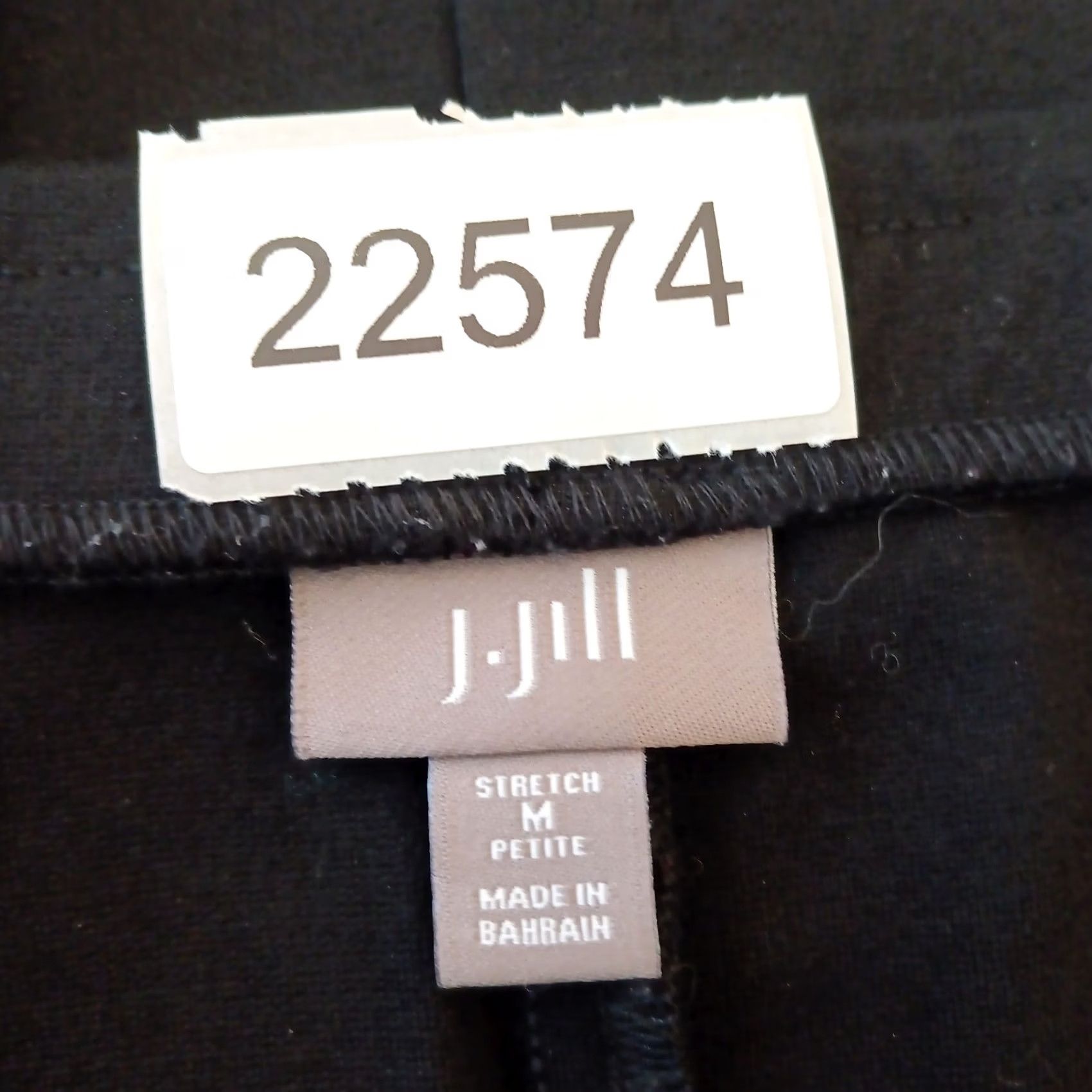 J. Jill J.Jill Skirt Petite Medium Short Black Stretch Pull On Slit Size 32" / US 10 / IT 46 - 6 Thumbnail