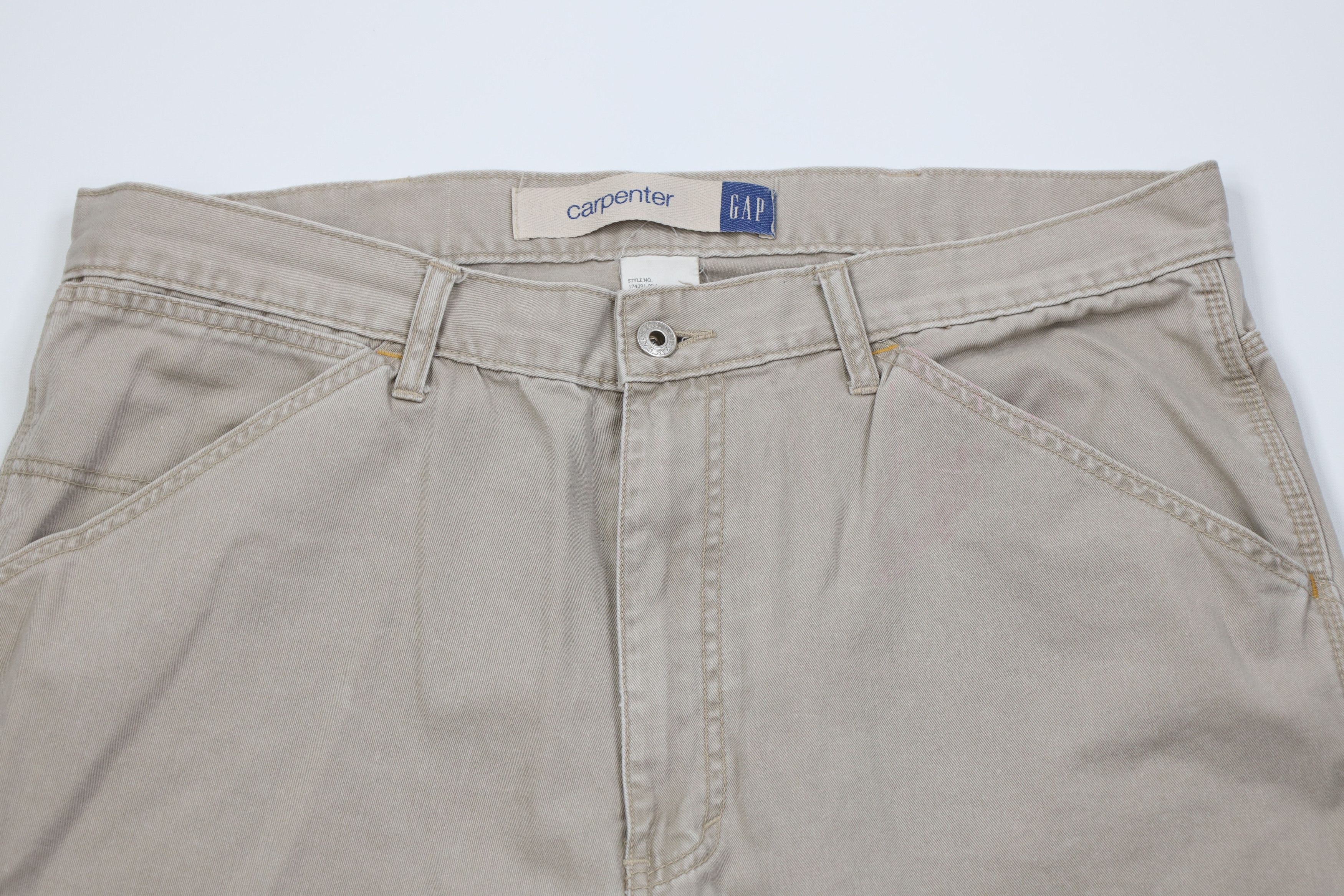 Gap Vintage Y2K Gap Carpenter Wide Leg Pants Cotton Workwear Size US 38 / EU 54 - 2 Thumbnail