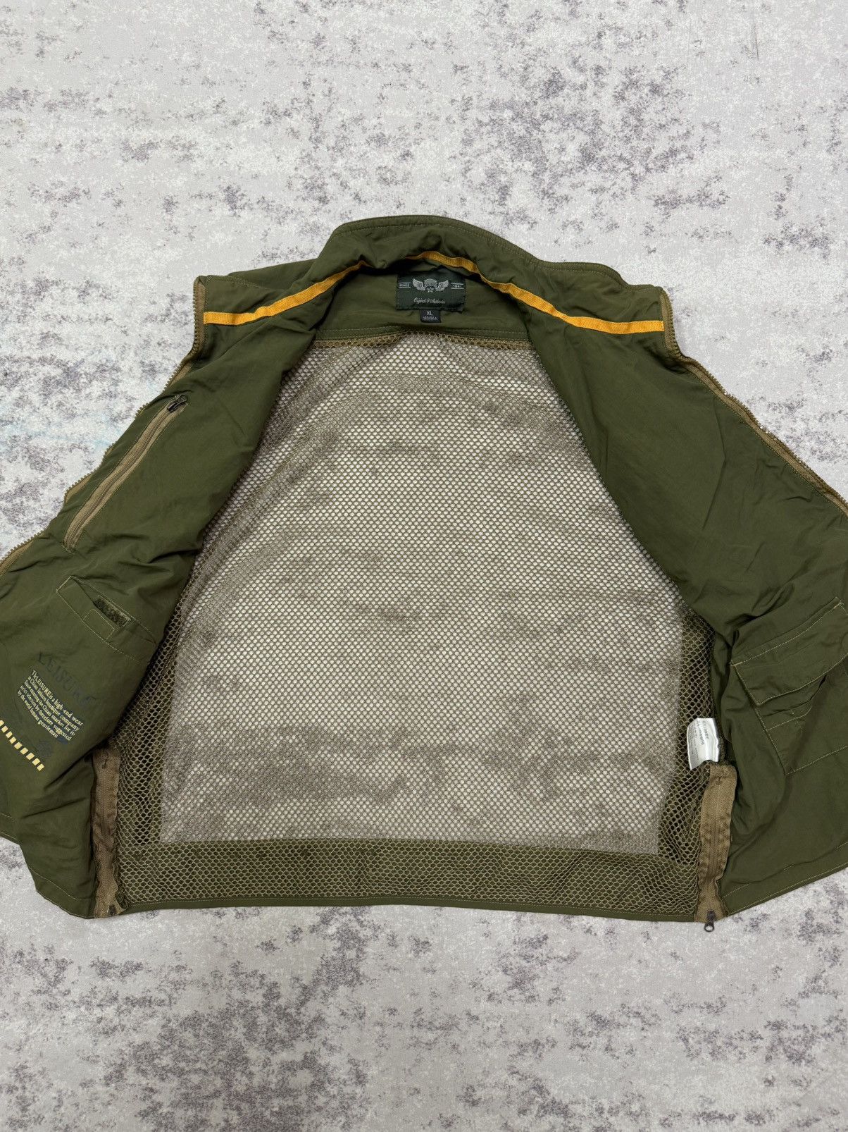 Japanese Brand LEISURE ULTILTY FIELD BACK NETTING VESTS JACKET Size US M / EU 48-50 / 2 - 9 Thumbnail