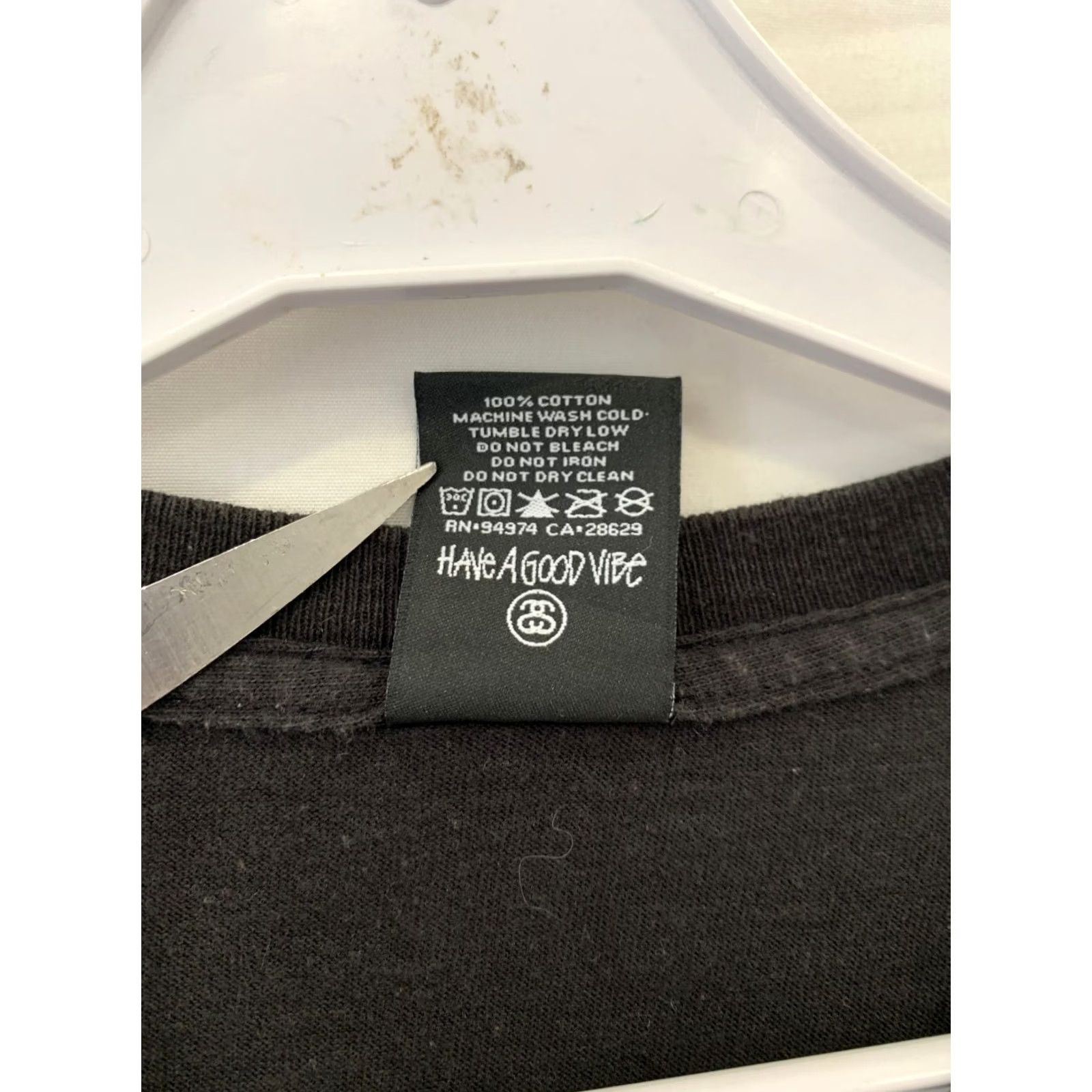 Logo 7 VINTAGE Stussy T-Shirt XL Black Emancipate Yourself Rastafari Logo Crewneck Adult XL Mens Black Logo T-Shirt Emancipate Yourself Circle Size US XL / EU 56 / 4 - 4 Thumbnail