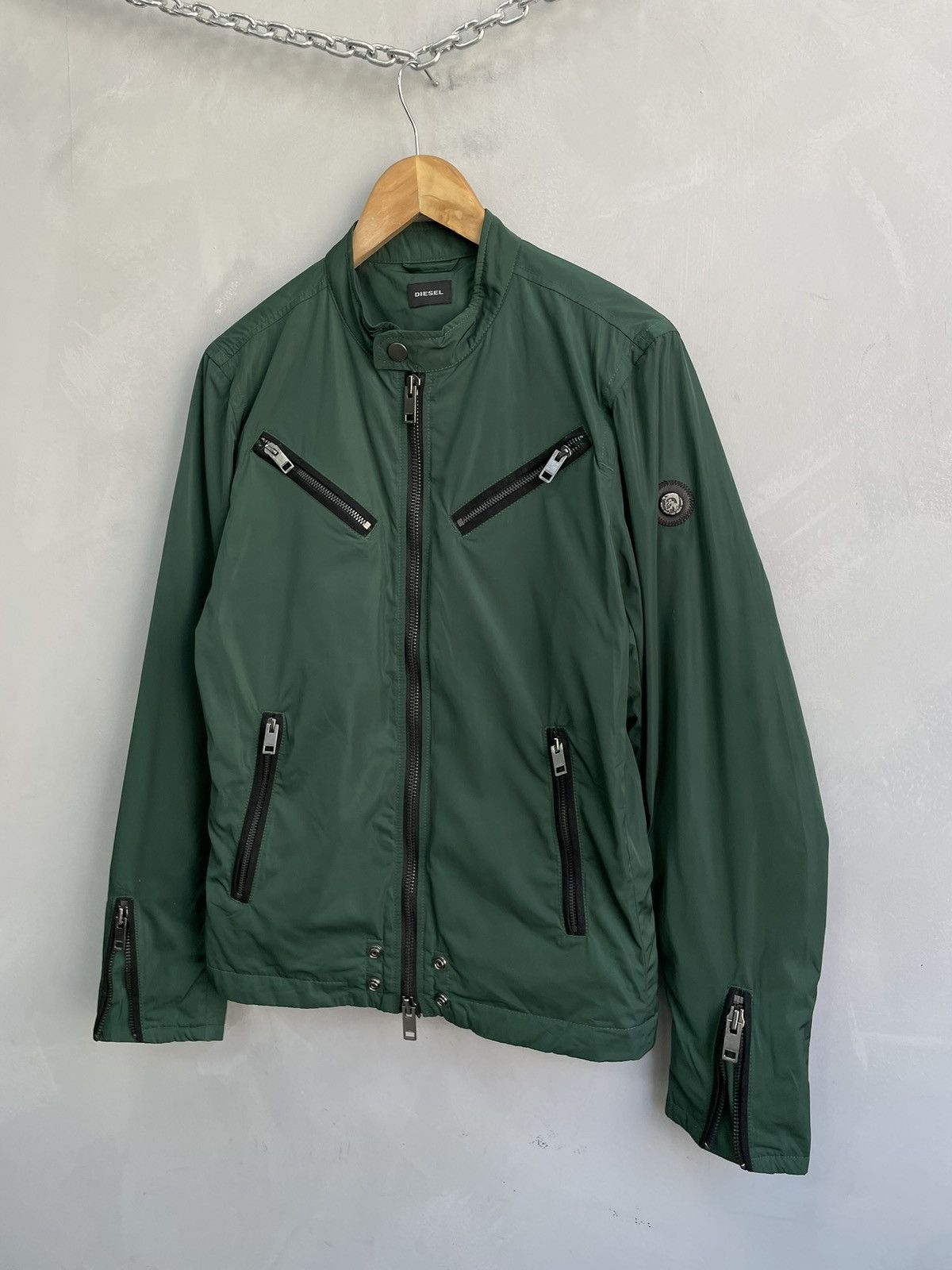 Diesel Racing zipper Diesel rare light jacket y2k Size US M / EU 48-50 / 2 - 2 Thumbnail