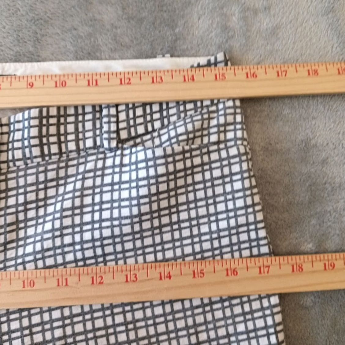 Vintage The Limited Pants Womens Size 4 Gray Plaid 30x25 Low Rise Dress Pants Straight Inseam 25 Size 27" / US 4 / IT 40 - 3 Thumbnail