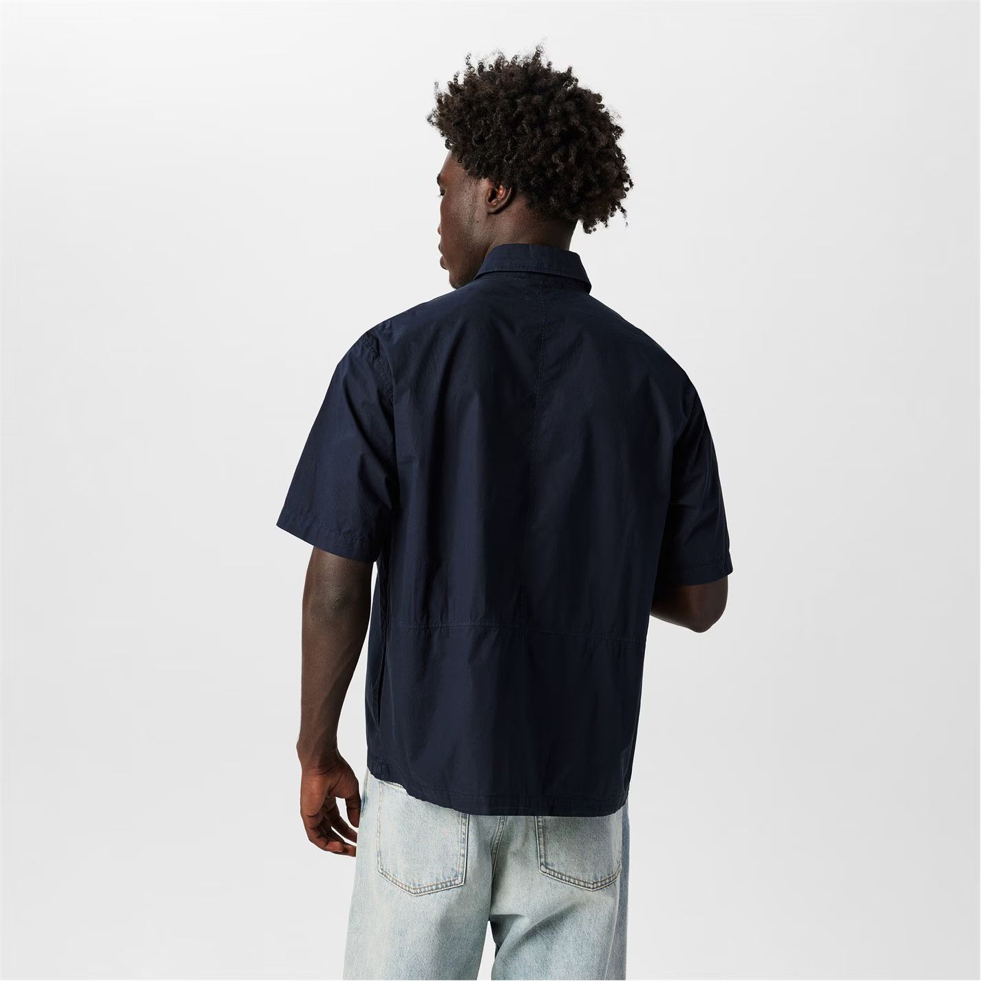 C.P. Company o1g2r1mq0426 Short Sleeve Shirt in Navy Size US L / EU 52-54 / 3 - 5 Thumbnail