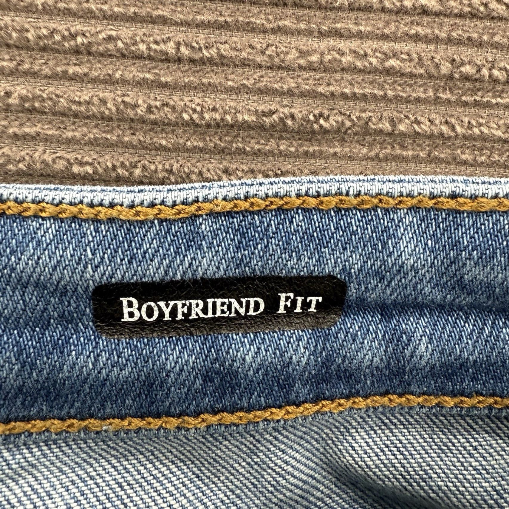 Vintage Judy Blue Jeans Women 28 Blue Cotton Denim High Rise Boyfriend Fit Comfort Stretch Regular Inseam 27 Size 28" / US 6 / IT 42 - 4 Thumbnail