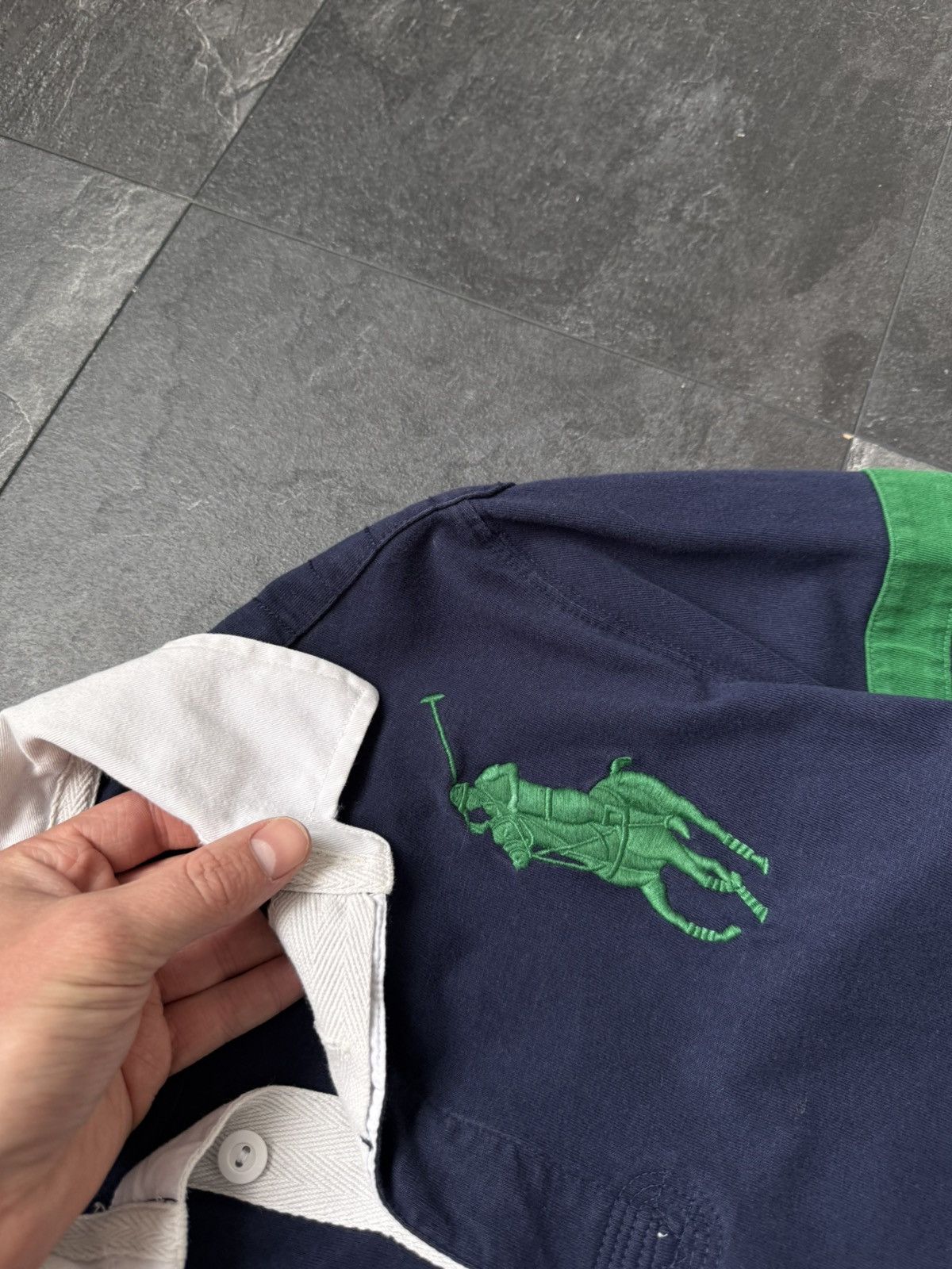 Polo Ralph Lauren × Streetwear × Vintage Vintage polo Ralph Lauren long sleeve big logo rugby Size US XS / EU 42 / 0 - 4 Thumbnail