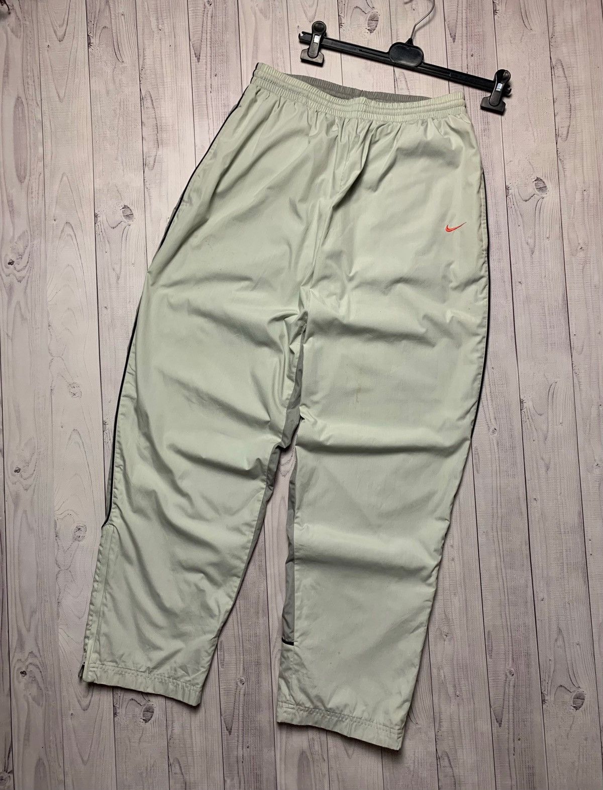 Nike × Vintage Nike vintage pants drill joggers Y2K logo size L Size US 34 / EU 50 - 4 Thumbnail