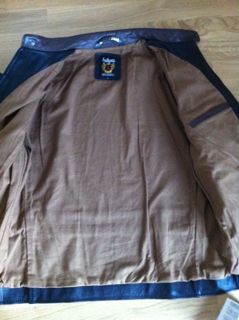 Schott Schott Color-blocked leather jacket Size US XL / EU 56 / 4 - 8 Thumbnail