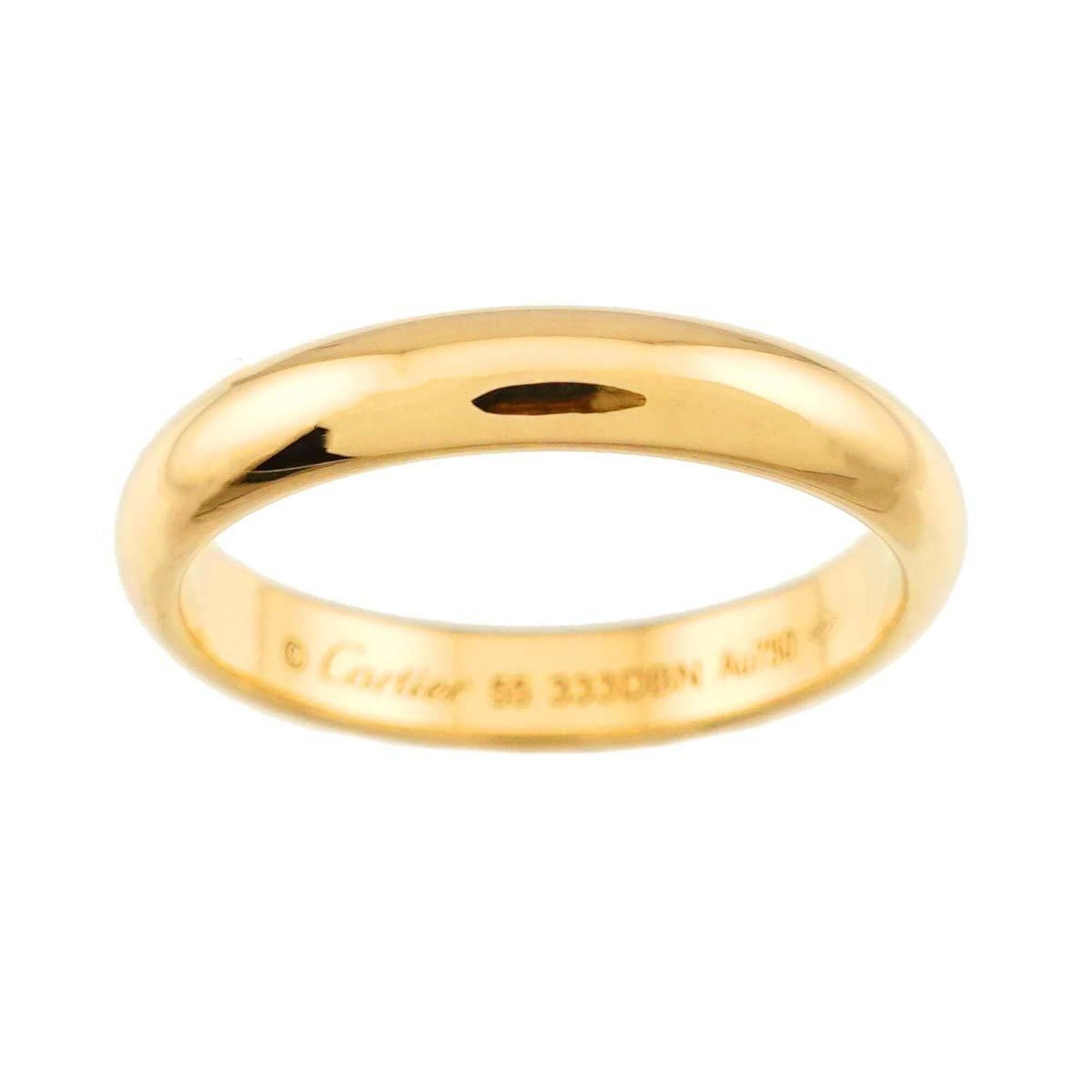 Cartier Cartier 1895 Classic Band Ring #55, 3.5mm wide, 18K YG Yellow Gold 750. Size ONE SIZE - 1 Thumbnail