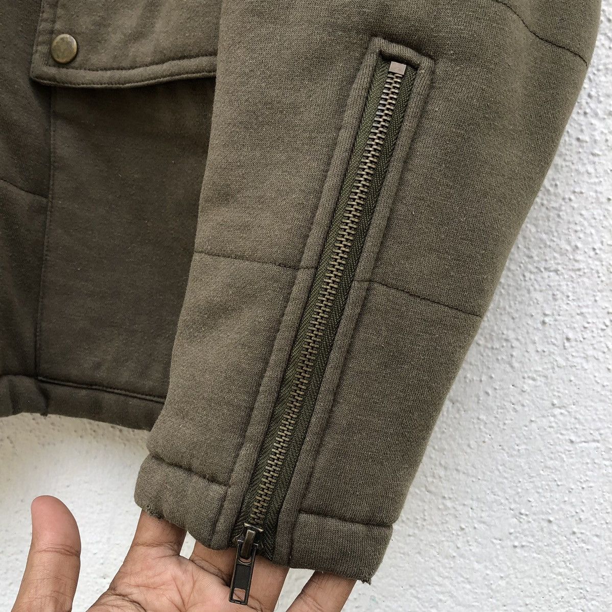 Vintage Vintage Woolrich Distressed Warm Cotton Zipper Jacket Size US XL / EU 56 / 4 - 11 Thumbnail