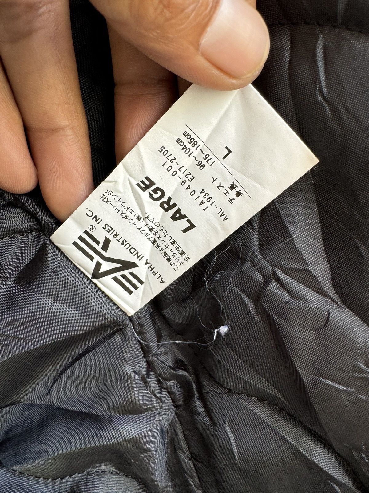 Alpha Industries × Vintage Vintage Bomber Jacket Alpa Industries Size US L / EU 52-54 / 3 - 19 Thumbnail