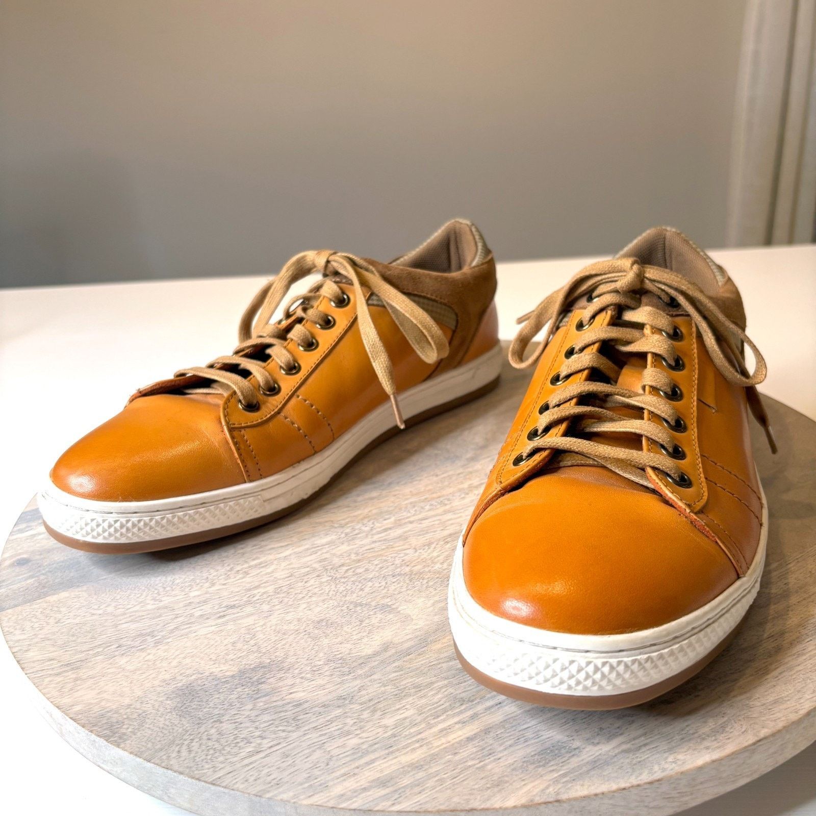English Laundry English Laundry Men’s Leather Sneakers Suede Shoes Sz 9 Size US 9 / EU 42 - 3 Thumbnail