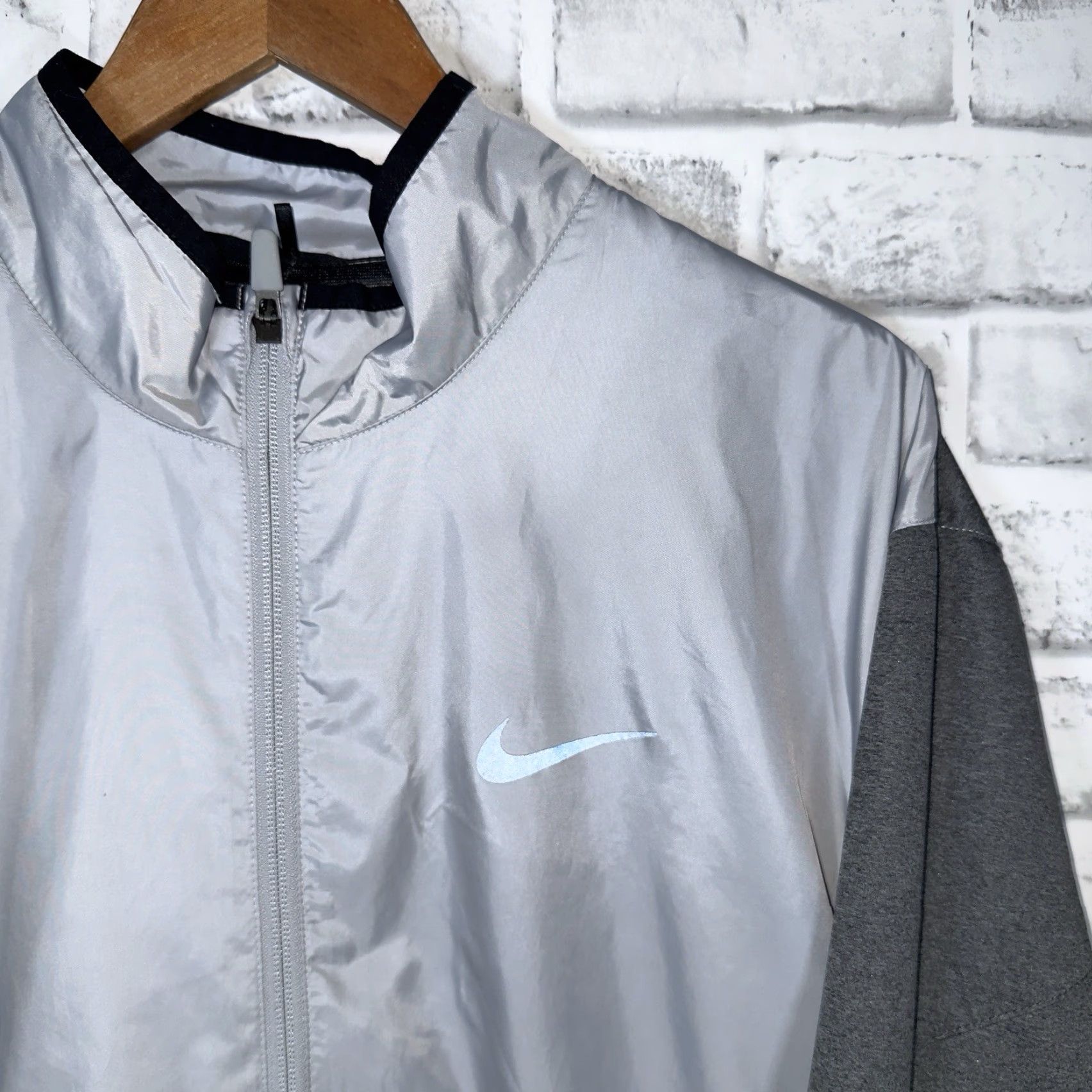Nike Nike Golf Jacket Mens XL Full Zip Gray Windbreaker Size US XL / EU 56 / 4 - 2 Thumbnail