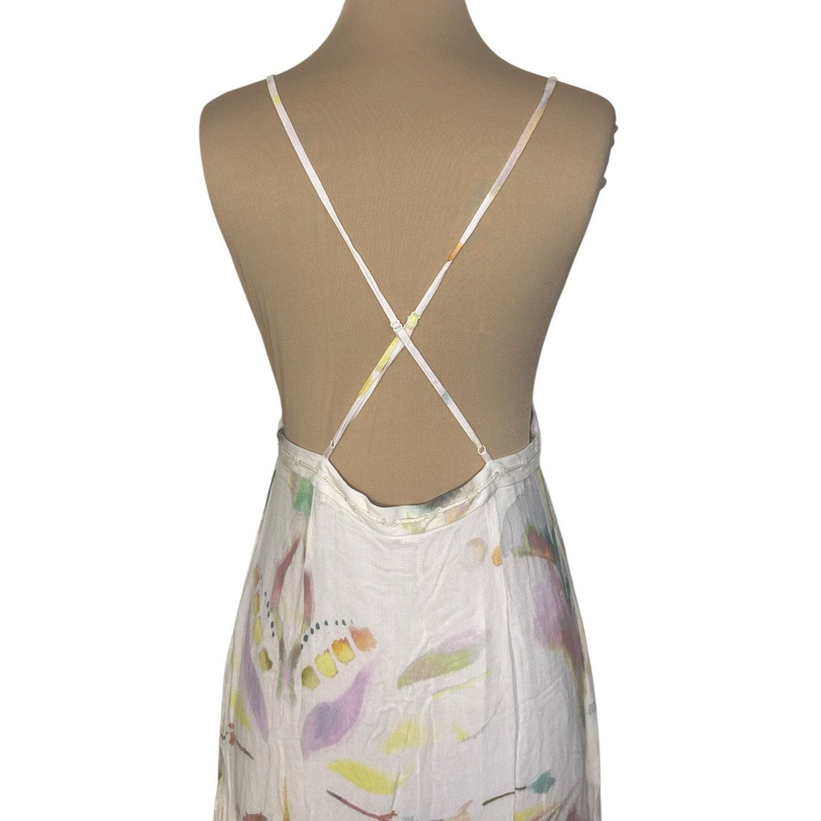 Free People FREE PEOPLE Sounds Of Spring Jumper Floral Maxi Dress Sz XS Size XS / US 0-2 / IT 36-38 - 10 Thumbnail