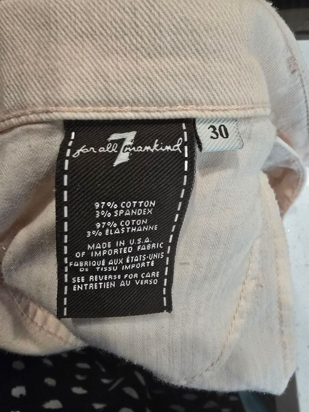 7 For All Mankind Women's 7 For All Mankind Pink Denim Jeans Size 30 Never wor Size 30" / US 8 / IT 44 - 5 Thumbnail