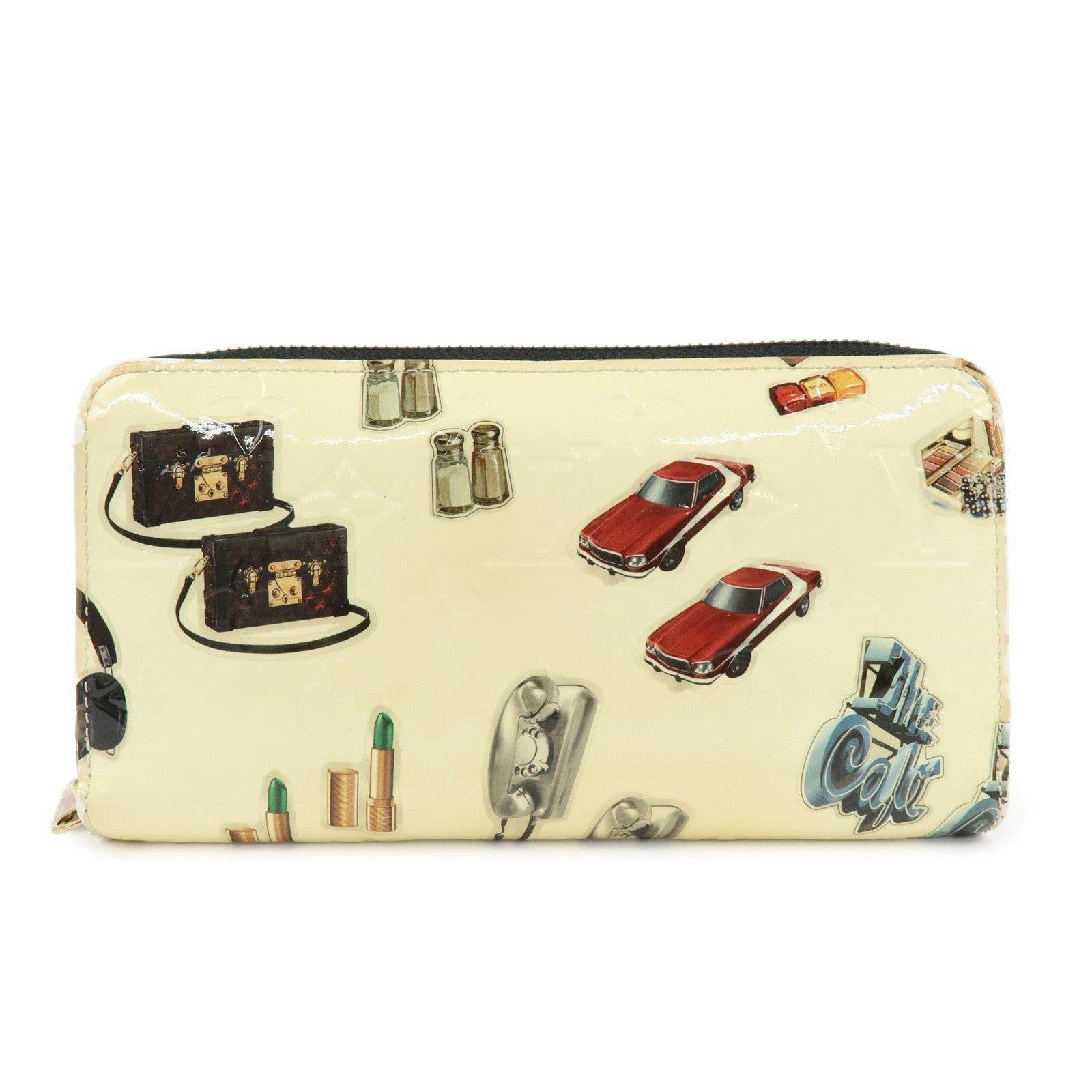 Louis Vuitton Louis Vuitton Zippy Wallet Sticker Print Patent Size ONE SIZE - 1 Thumbnail