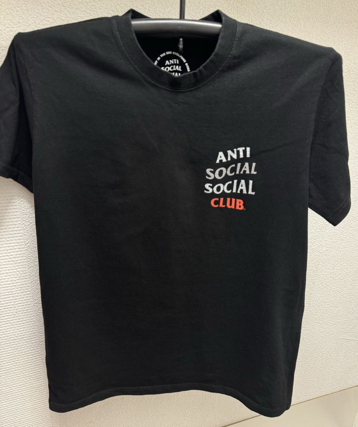 Anti Social Social Club Anti Social Social Club big logo black t-shirt M sz ASSC Size US M / EU 48-50 / 2 - 7 Thumbnail