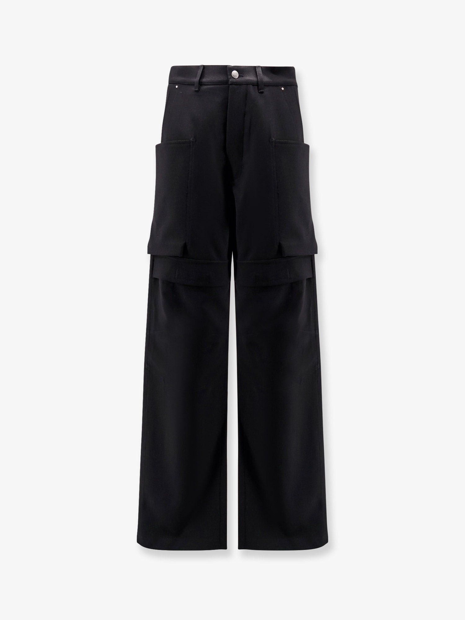 Rick Owens Stefan Cargo Virgin Wool Trousers Size US 30 / EU 46 - 1 Thumbnail