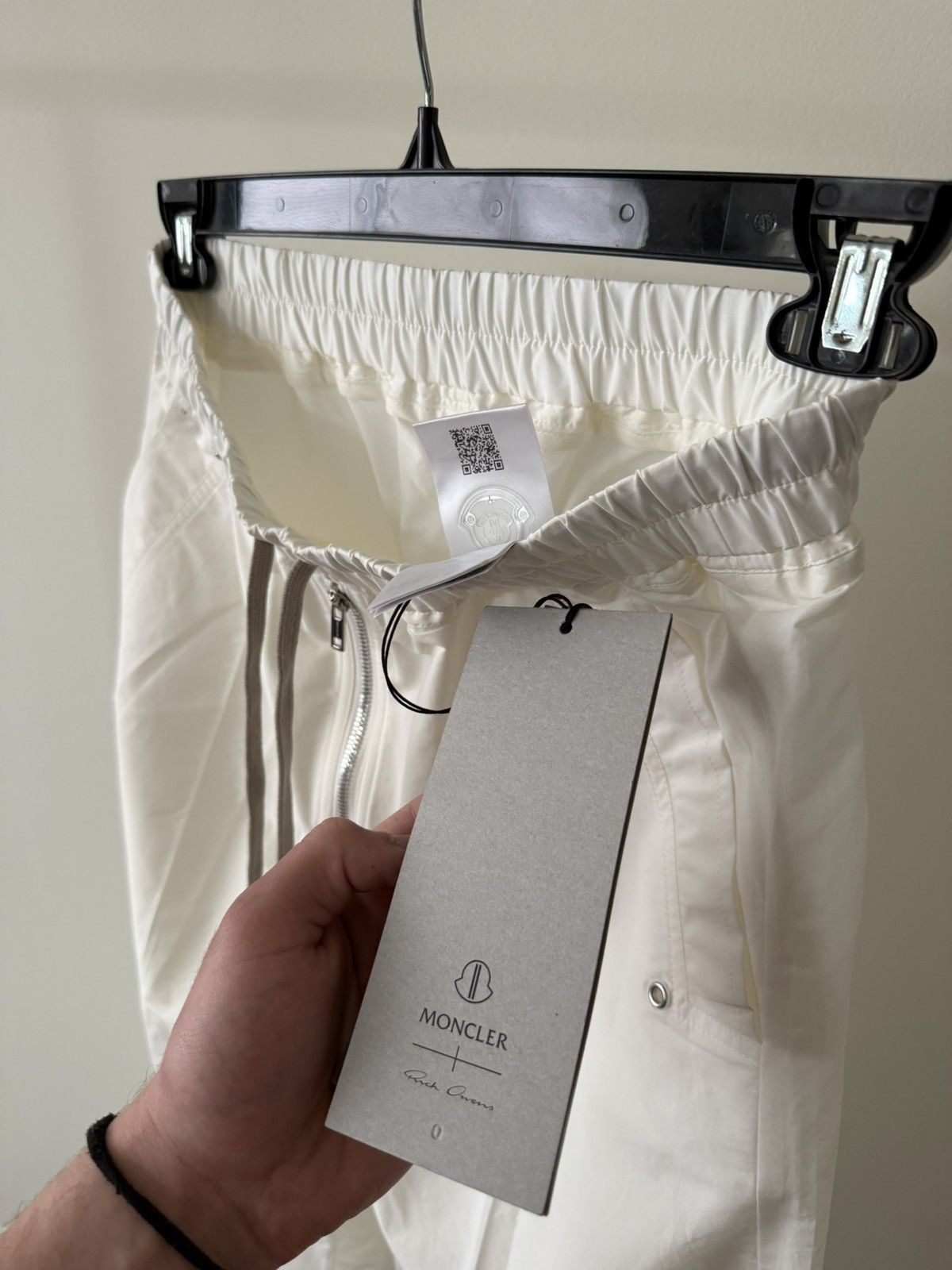 Other Moncler x Rick Owens Belas Trousers Pants Wide Leg Off-White Size US 31 - 5 Thumbnail