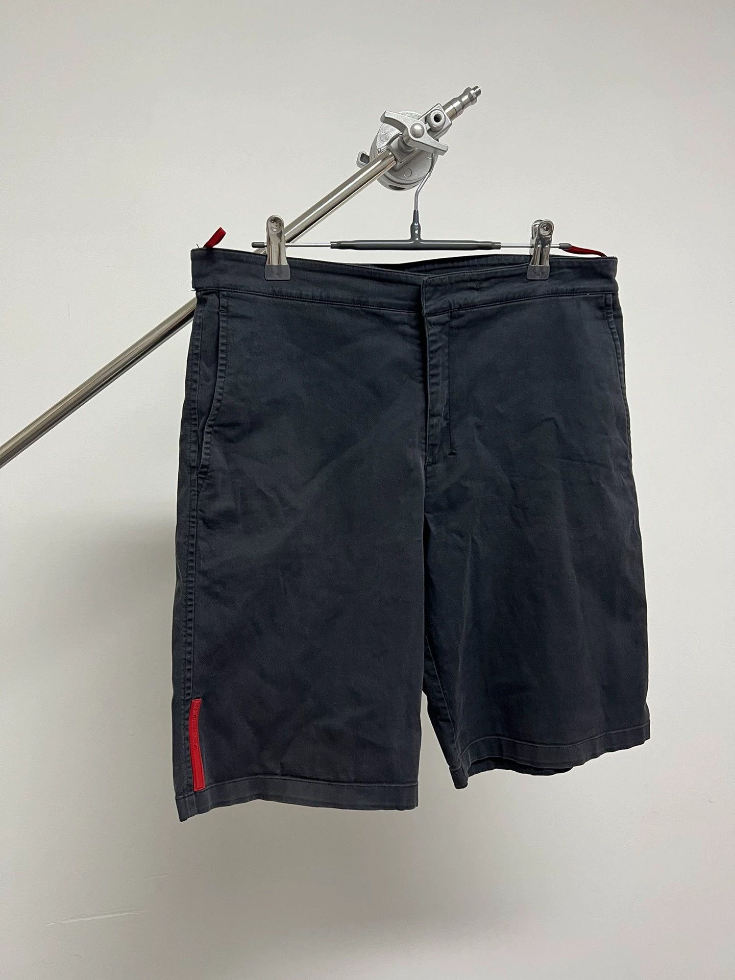 Prada Prada Vintage Sports Red Tag Washed Short Size US 34 / EU 50 - 2 Thumbnail