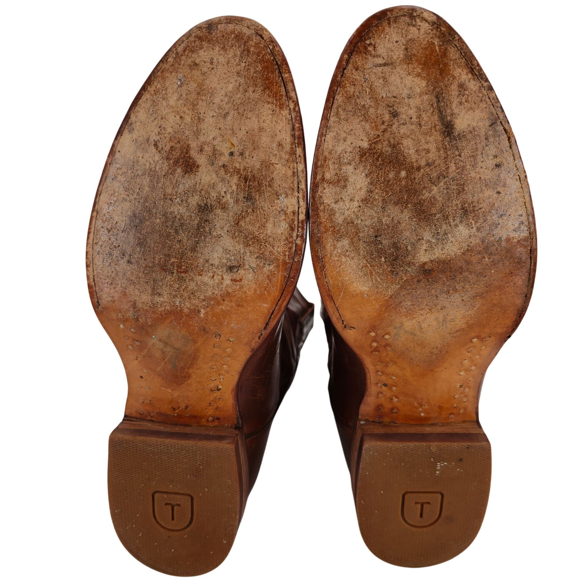 Tecovas Tecovas Earl Men 10.5EE Wide Brown Goat Leather Cowboy Boots Size US 10.5 / EU 43-44 - 9 Thumbnail