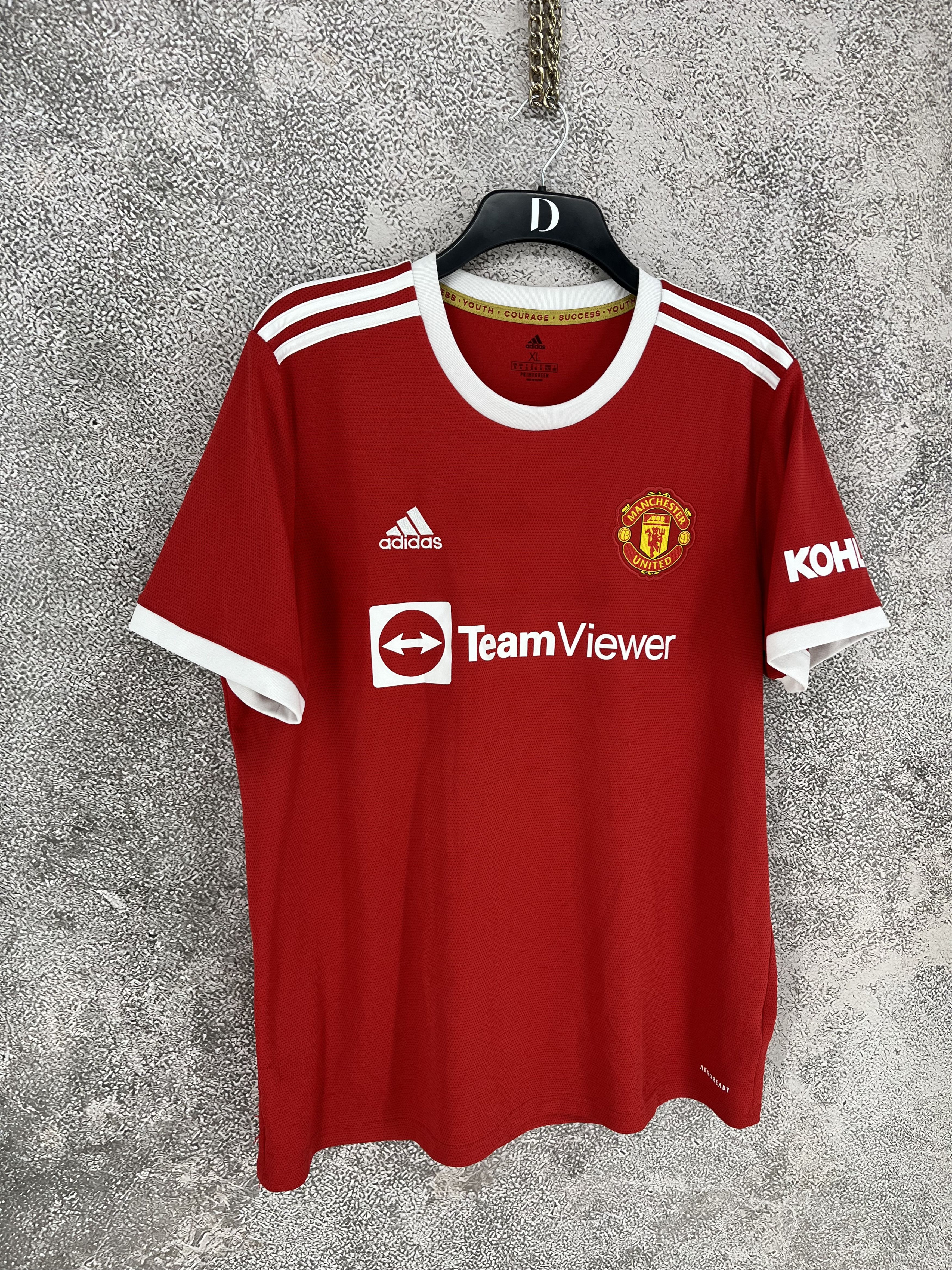 Adidas RARE Manchester United Adidas Home Football Soccer Jersey Size US XL / EU 56 / 4 - 2 Thumbnail