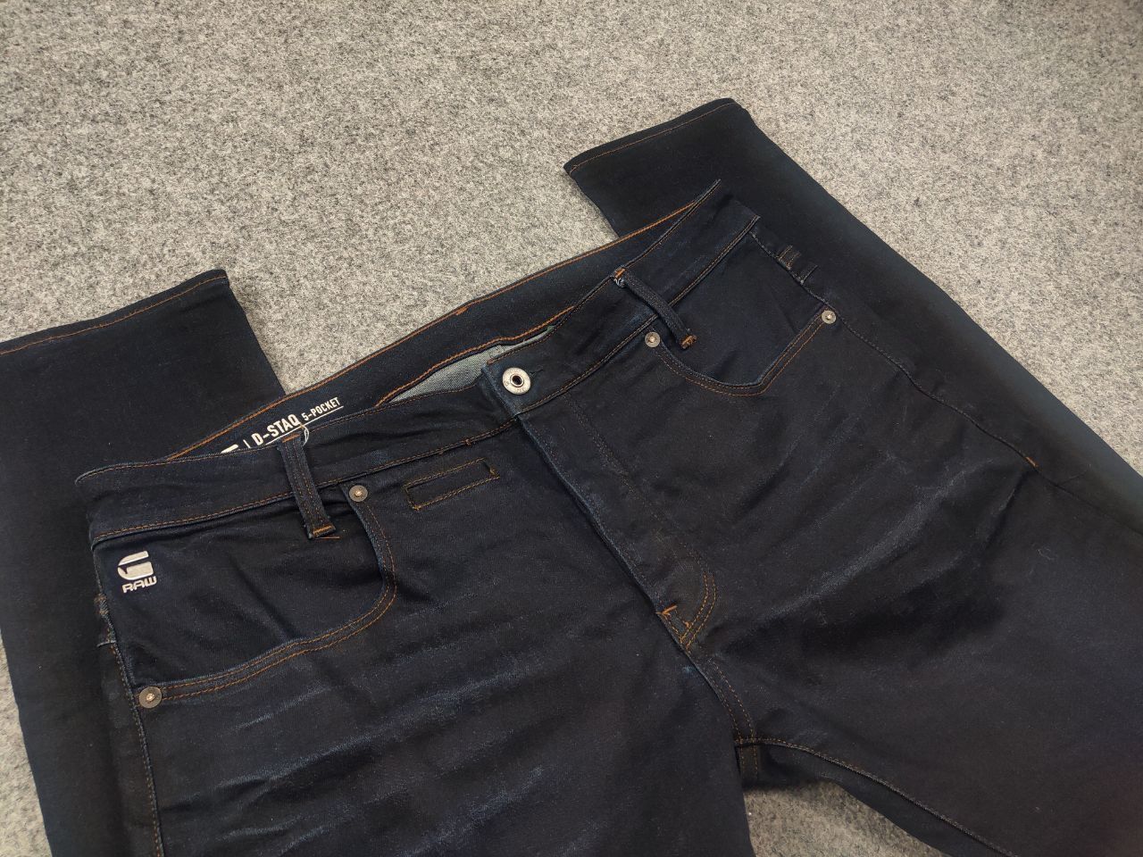 G-Star G Star d-staq slim Dark Wax Black Denim jeans Vintage LGB Size US 36 / EU 52 - 11 Thumbnail