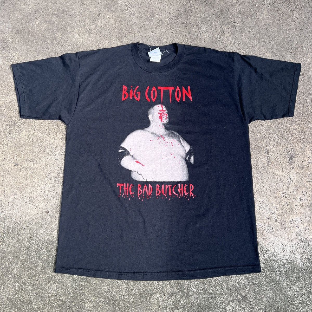 Other Vintage Y2K BIG COTTON THE BAD BUTCHER Promo Tee XL Graphic Size US XL / EU 56 / 4 - 2 Thumbnail