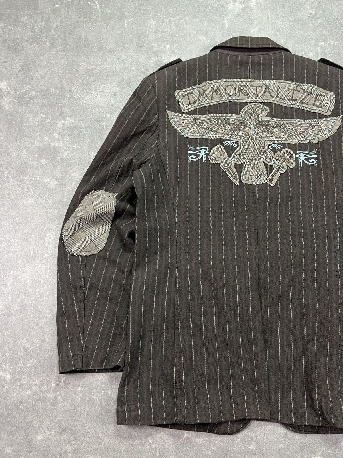 Marc Ecko Marc Ecko Immortalize Embroidered Blazer Jacket 00s Y2K L Size US L / EU 52-54 / 3 - 10 Thumbnail
