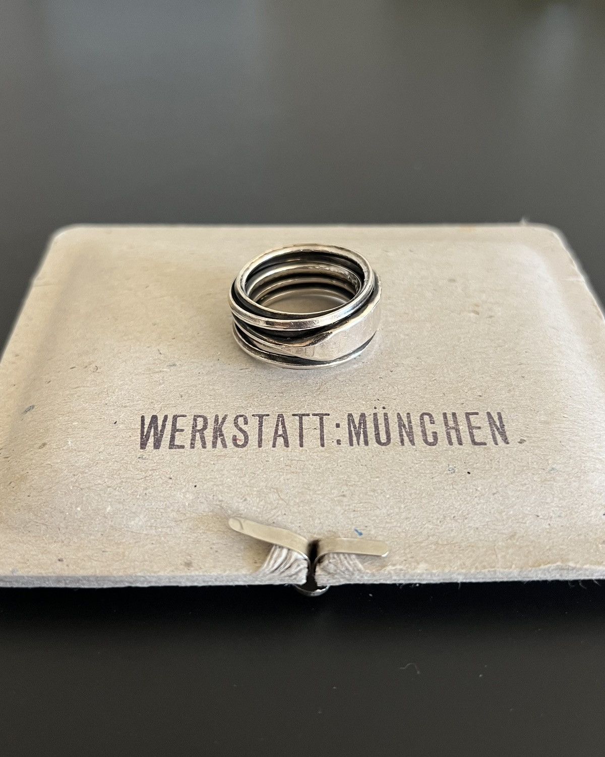 指輪・リング WERKSTATT MUNCHEN M1974 SILVER RING WOUND CROSSOVER WERKSTATT 指輪・リング RING CROSSOVER SILVER WOUND MUNCHEN M1974