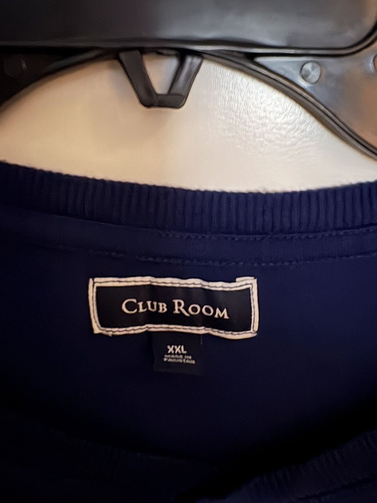 Club Room Club Room Men's Navy Blue Crew Neck Solid T-Shirt XXL Size US XXL / EU 58 / 5 - 3 Thumbnail