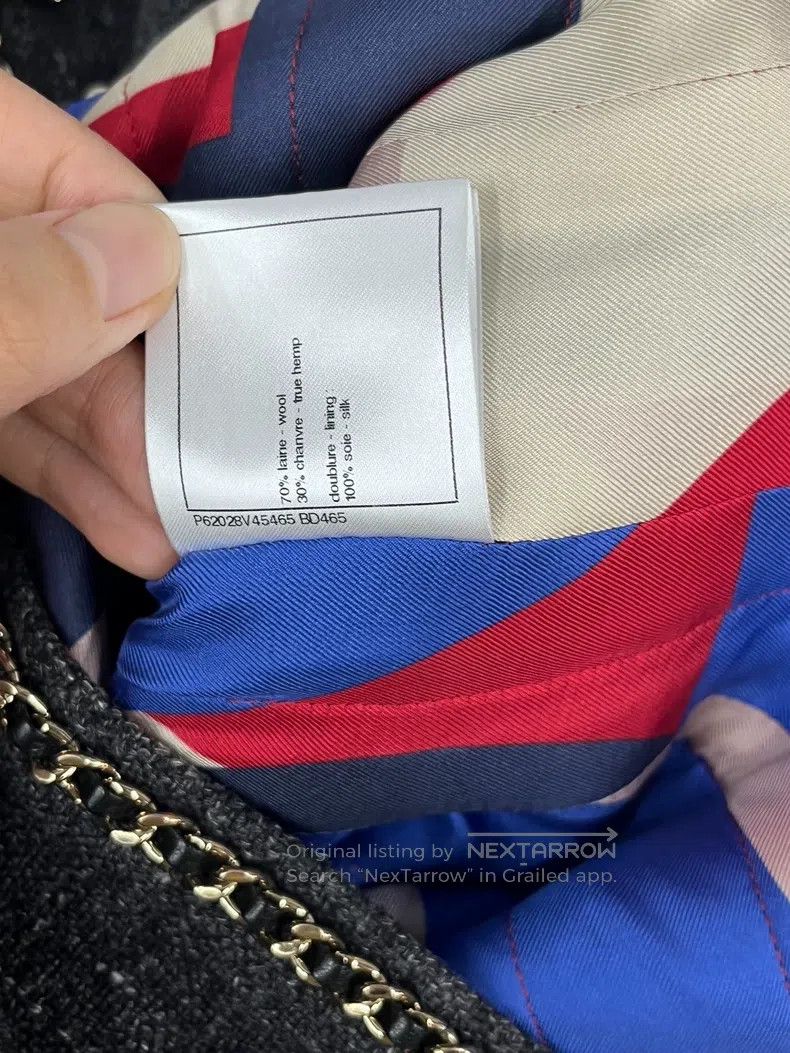 Chanel Chanel Grey four-pocket chain jacket Size XS / US 0-2 / IT 36-38 - 8 Thumbnail