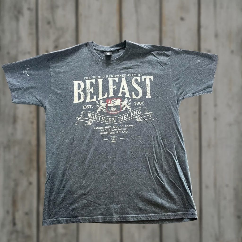 Vintage FOX Originals Shirt Mens L Black Belfast Northern Ireland Graphic Tee Crewneck Size US L / EU 52-54 / 3 - 1 Thumbnail