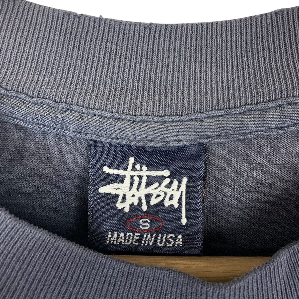Stussy × Vintage Vintage 90s STUSSY 18 big printed streetwear tee Size US S / EU 44-46 / 1 - 3 Thumbnail