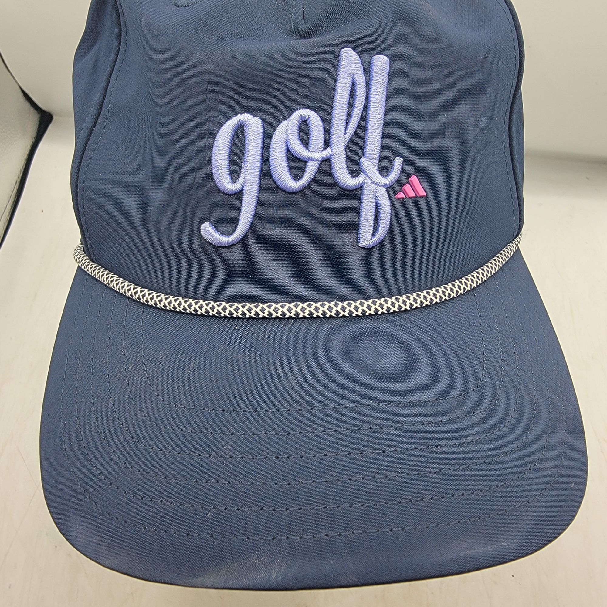 Adidas Adidas Womens Blue 5 Panel Golf Script Hat Cap Athletic Outd Size ONE SIZE - 9 Thumbnail