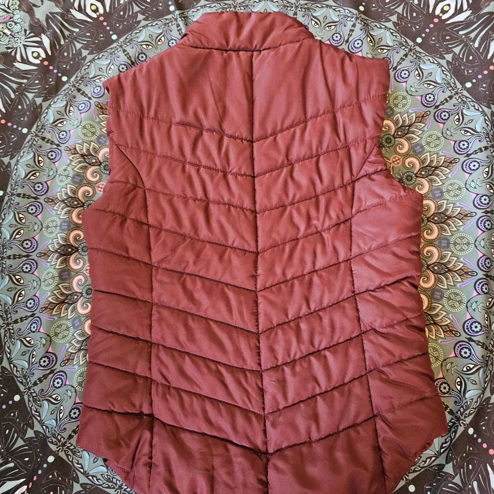 Aeropostale Aeropostale Women's Burgundy Vest Size M / US 6-8 / IT 42-44 - 6 Thumbnail