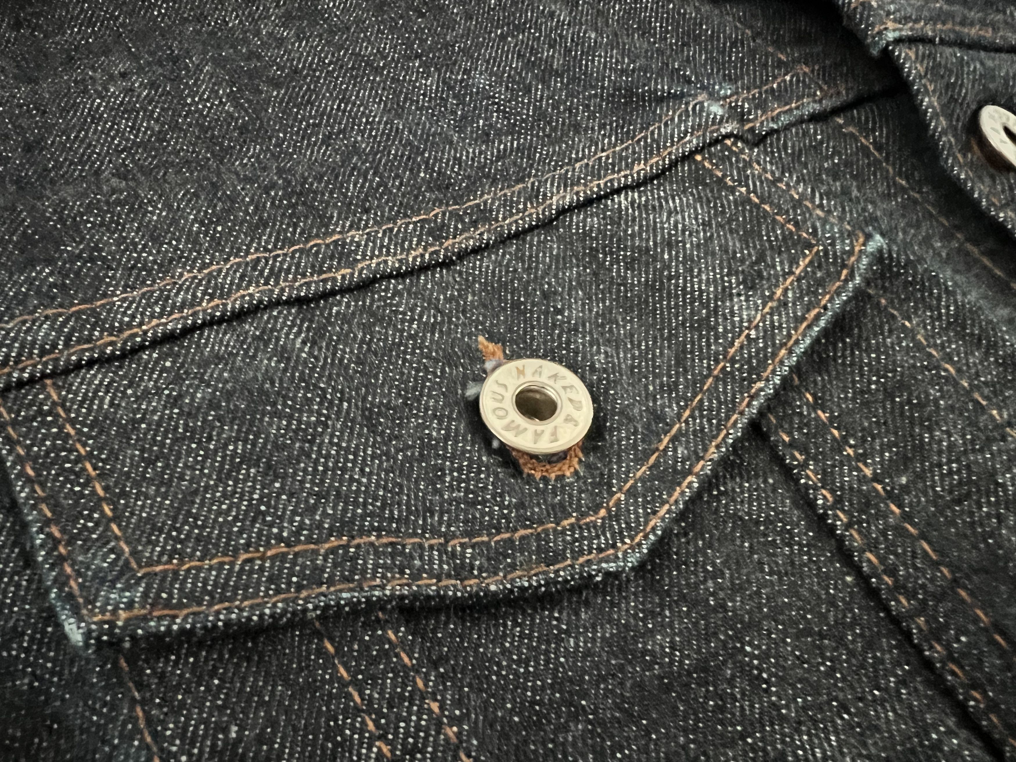Naked & Famous Naked & Famous Love & Peace Selvedge Denim Jacket Size US L / EU 52-54 / 3 - 6 Thumbnail