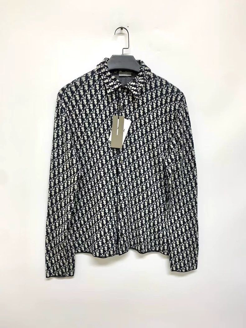 Dior Dior Black White Patterned Shirt-2507 Size US M / EU 48-50 / 2 - 8 Thumbnail