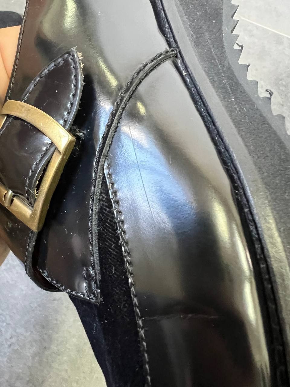 Alexander McQueen Alexander MqQueen velour belted creepers Size US 7 / IT 37 - 5 Thumbnail