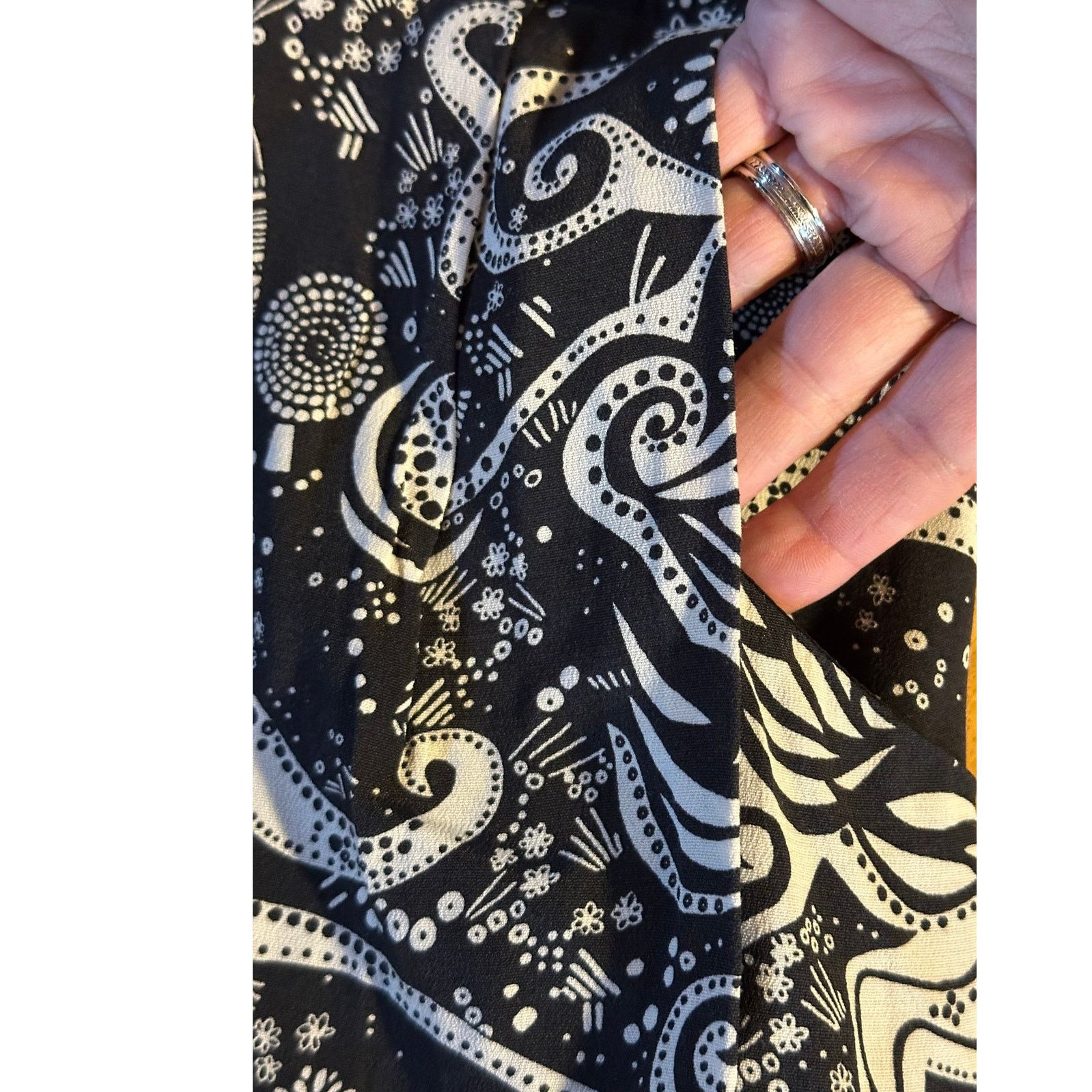 Anthropologie Moulinette Soeurs Women's Print Dress Size 2 V-Neck Knee Size XS / US 0-2 / IT 36-38 - 3 Thumbnail