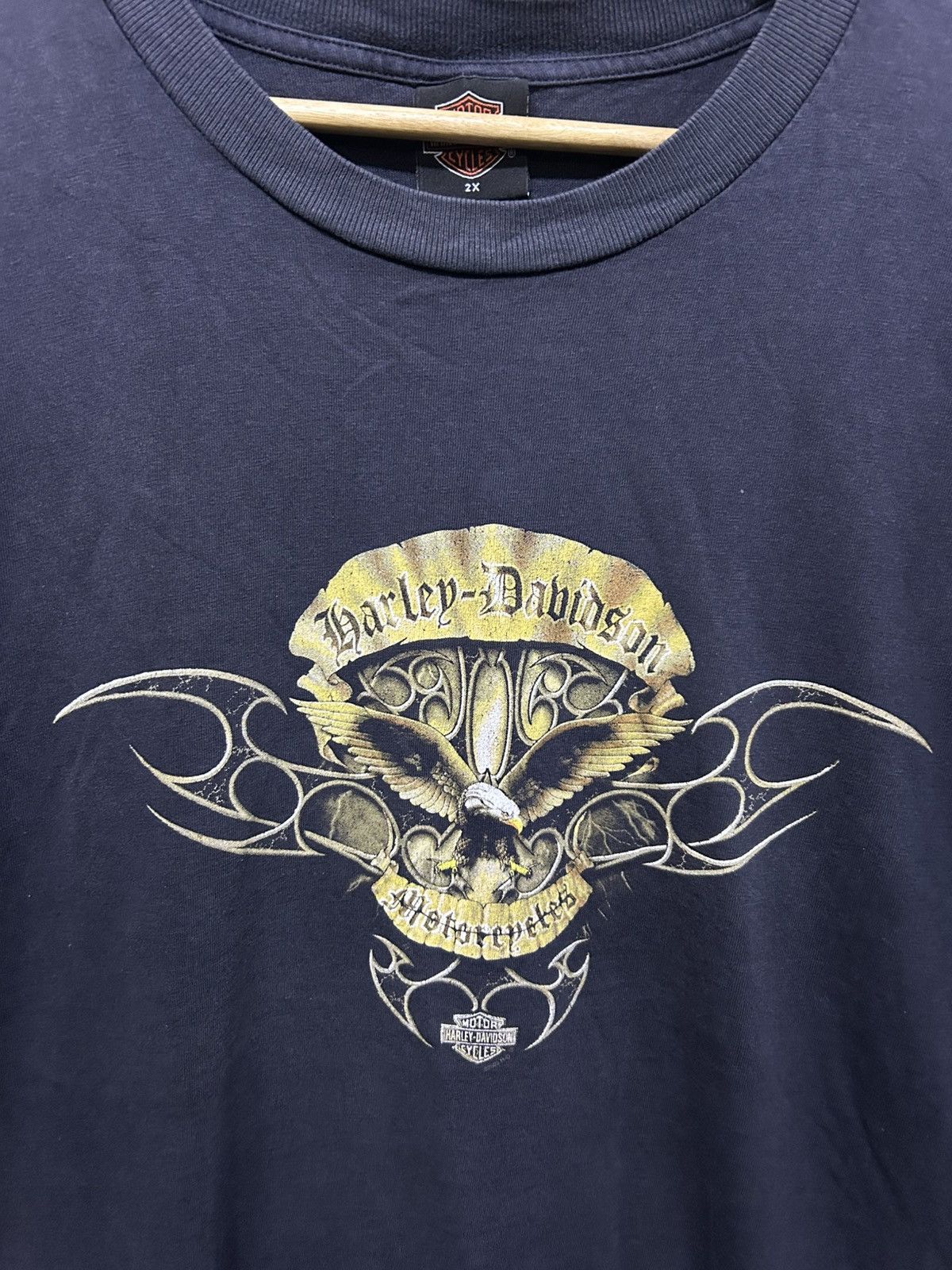 Harley Davidson Vintage Sunfaded Harley Davidson Size US XXL / EU 58 / 5 - 2 Thumbnail