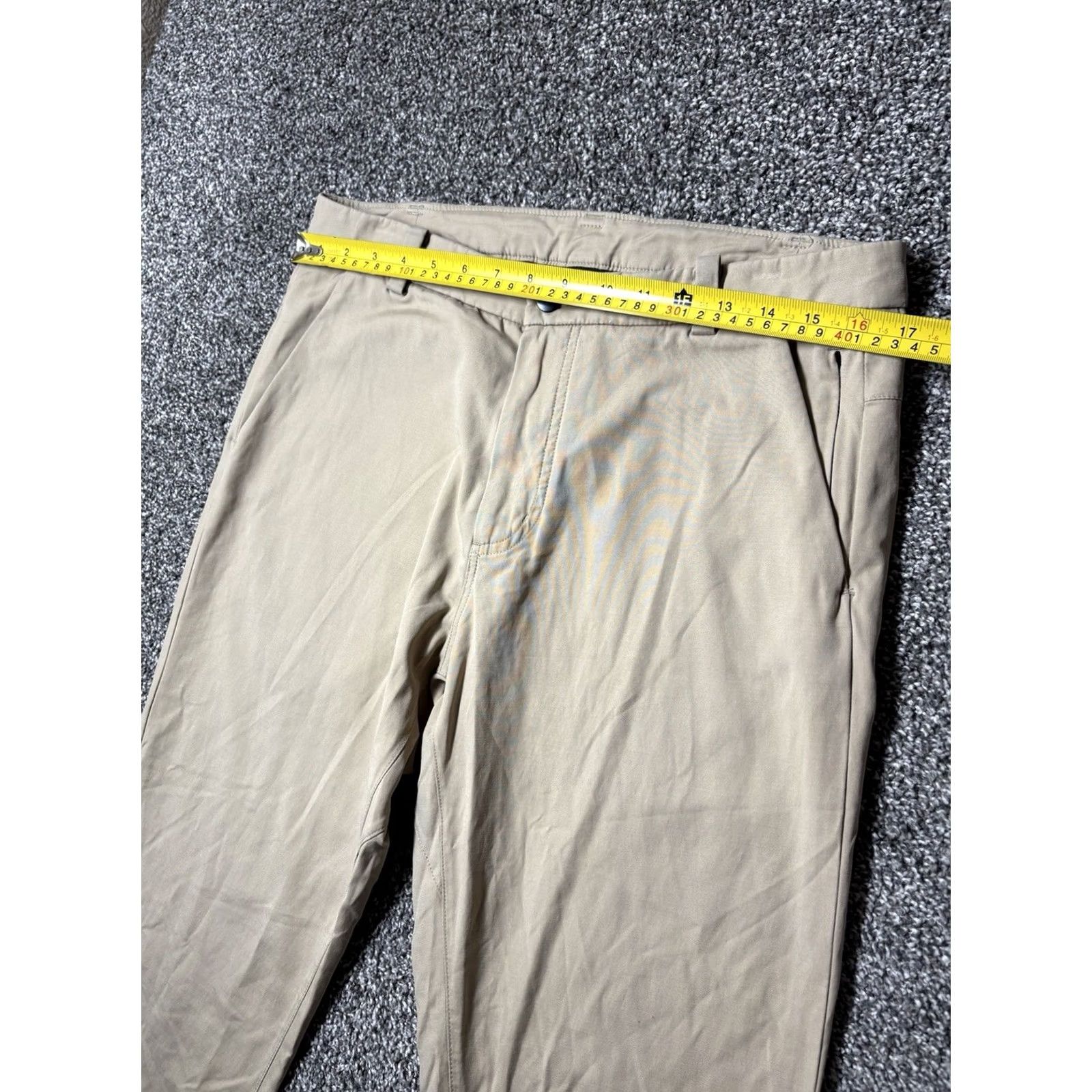 Lululemon Lululemon Pants Mens 32x29 Beige ABC Commission Warpstreme Performance E40416 Size US 32 / EU 48 - 3 Thumbnail
